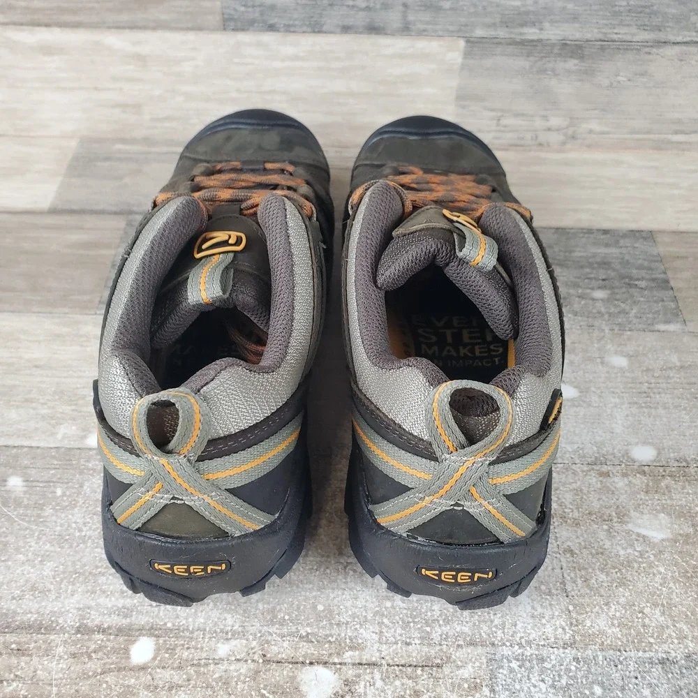 Keen Voyageur Mens‎ Hiking Shoes Sz 8 Lace Up Low Top Round Toe Work Hiking